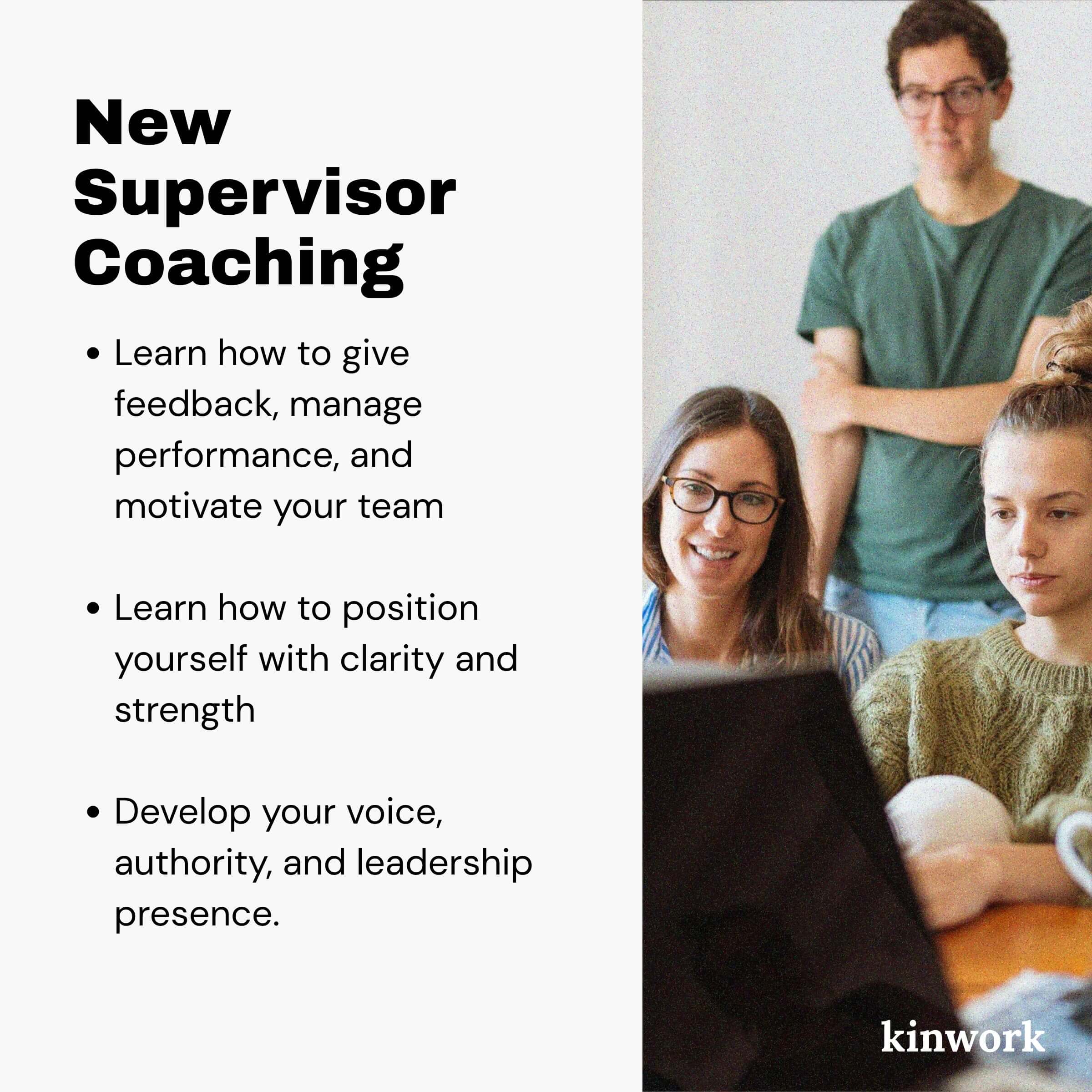 New Supervisor Coaching: 1:1 Coaching to Lead with Confidence
