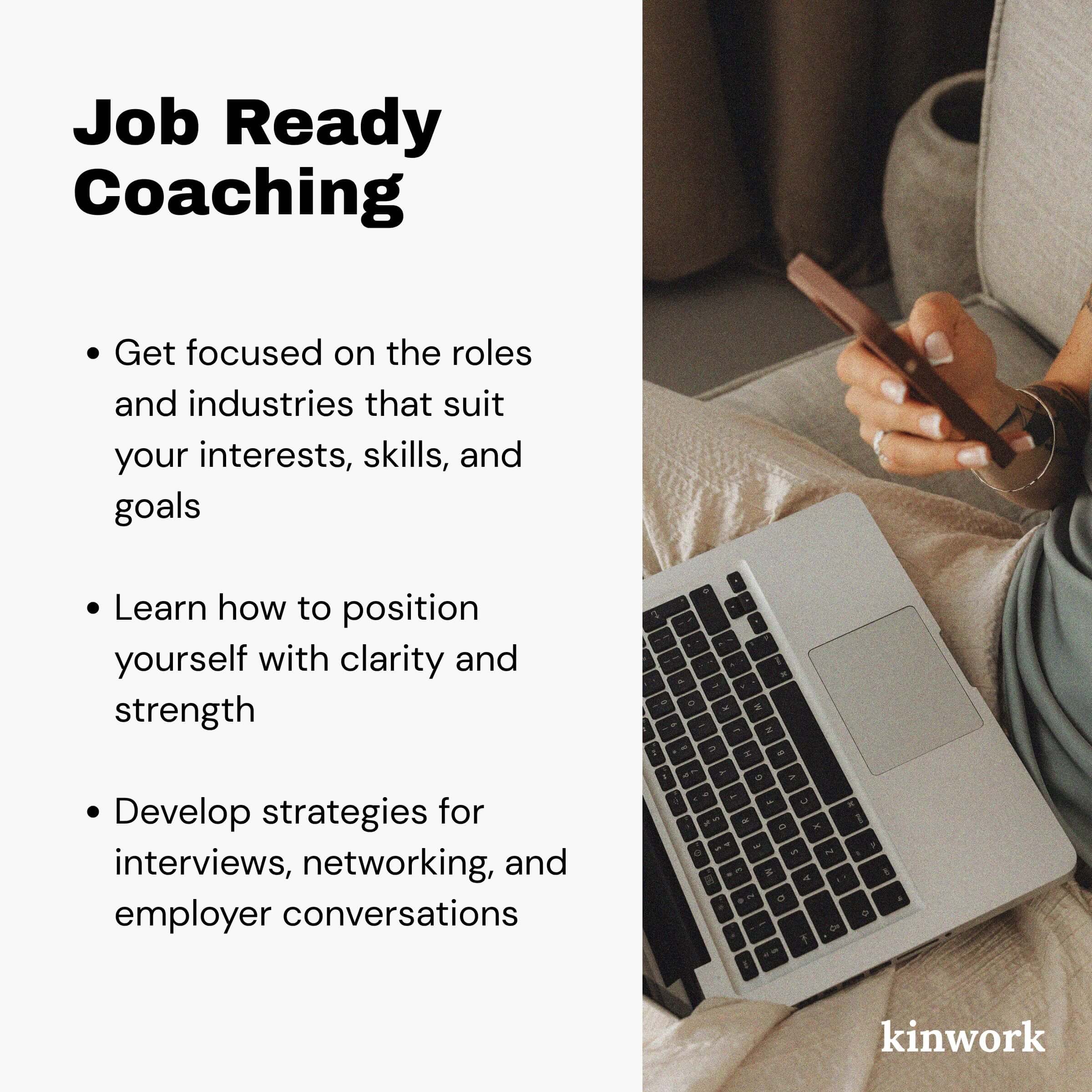Job Ready: 1:1 Coaching for Confidence to Land Your Next Role
