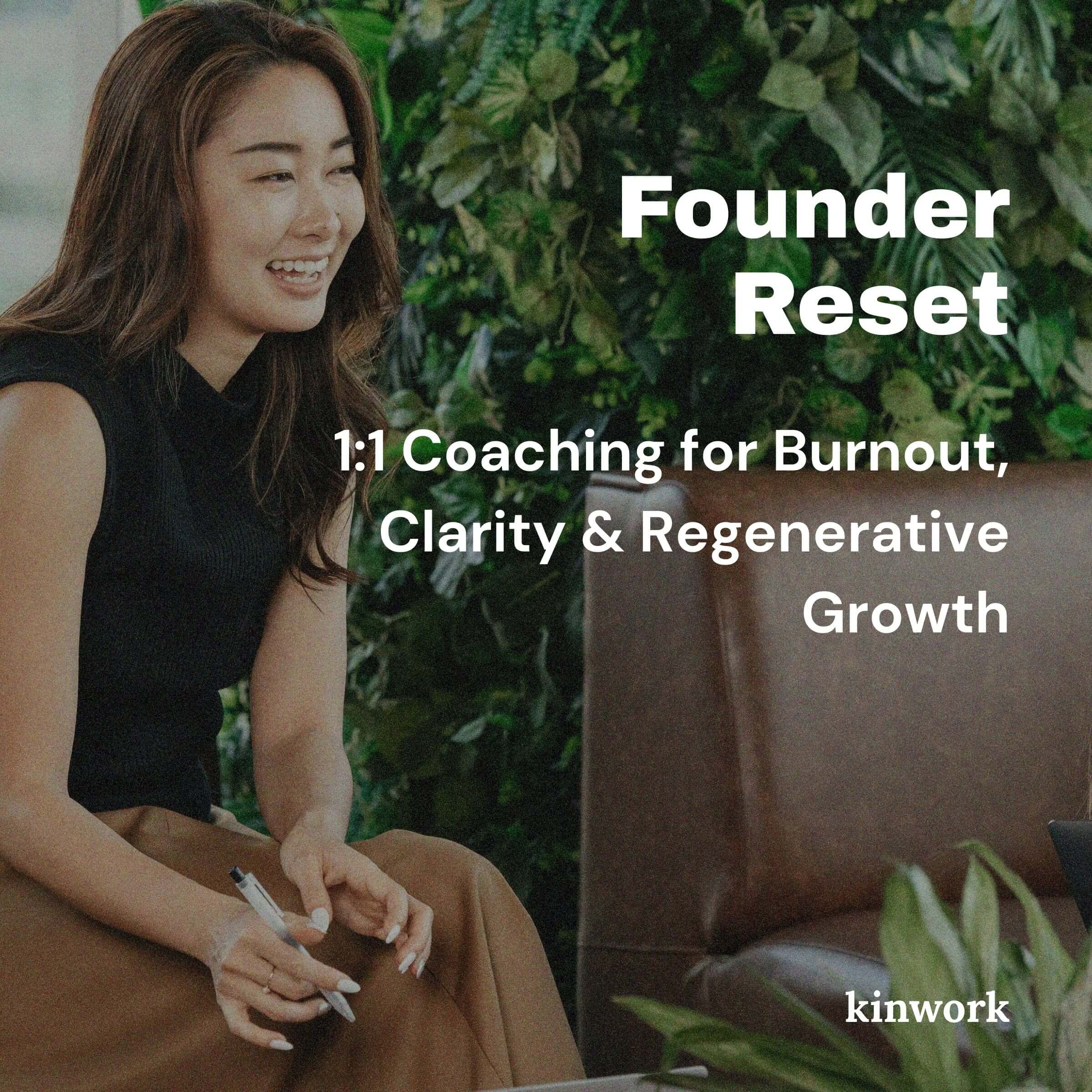 Founder Reset: 1:1 Coaching for Burnout, Clarity & Regenerative Growth